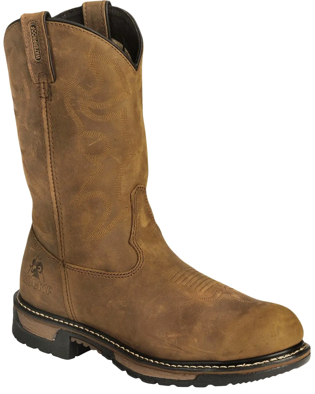 Rocky Men's Men'S Branson 11" Waterproof Work Boot Steel Toe - 2809