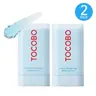 (2 Pack) TOCOBO - Cotton Soft Airy Sun Stick (Broad Spectrum / SPF50+ PA++++) Smooth Invisible Matte Finish 19g x 2Pack Facial Skincare Sunscreen Vegan & SOOTHING KOREAN SUN STICK