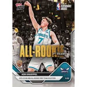 2025-26 Topps NOW NBA Kon Knueppel - All-Rookie 1st Team #AR02