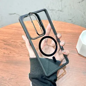 【For Samsung Galaxy S】Metal Camera Magnetic Phone Case