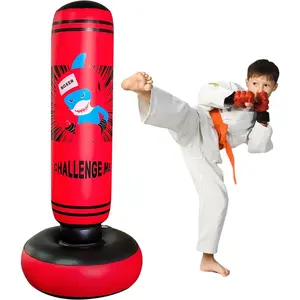 Inflatable Kids Punching Bag De-Stress Inflatable Dummy Boxing Bag for Kids