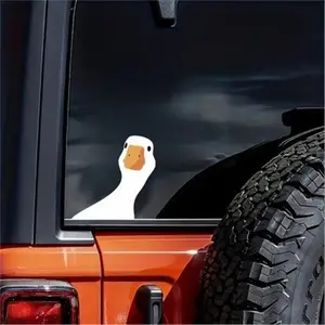 Cute Cartoon Duck Car Sticker, Universal Car Exterior Decoration, Window Decal, Suitable for All Cars, Vehicle Accessories