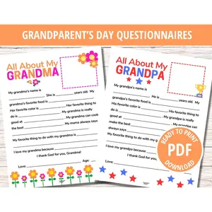 Grandparent's Day Questionnaire