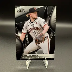 Topps Chrome Black 2025 All Star Logan Webb San Francisco Giants Baseball Trading Card