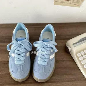 Vintage German Training Shoes for Women, White Sneakers for Female Students, Sports and Casual Shoes Runner Trainer