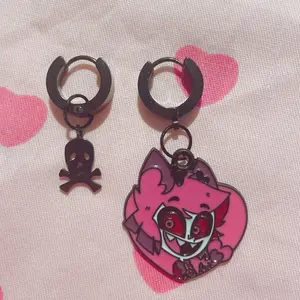 Hazbin Hotel Huggie Cuff Earrings