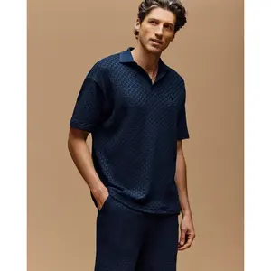 MENS KAIRO JOHNNY COLLAR CROCHET POLO - MT0100100