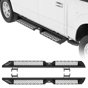 Hooke Road Nerf Bars Side Steps, Truck Protector, Exterior Car Decoration for 2009-2014 Ford F-150 SuperCrew Auto Body & Frame Replacement Parts, Car Decoration Exterior