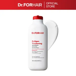 [Dr.FORHAIR] Folligen Thickening Shampoo 16.91 oz (500ml) | Biotin, Salicylic Acid & Rosemary | Anti-Breakage | Helps Reduce Hair Loss Due to Breakage | Volumizing for Fuller-Looking Hair