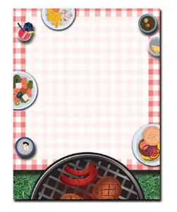 Backyard BBQ Letterhead Laser & Inkjet Printer Paper, 25 Sheets (olh484)