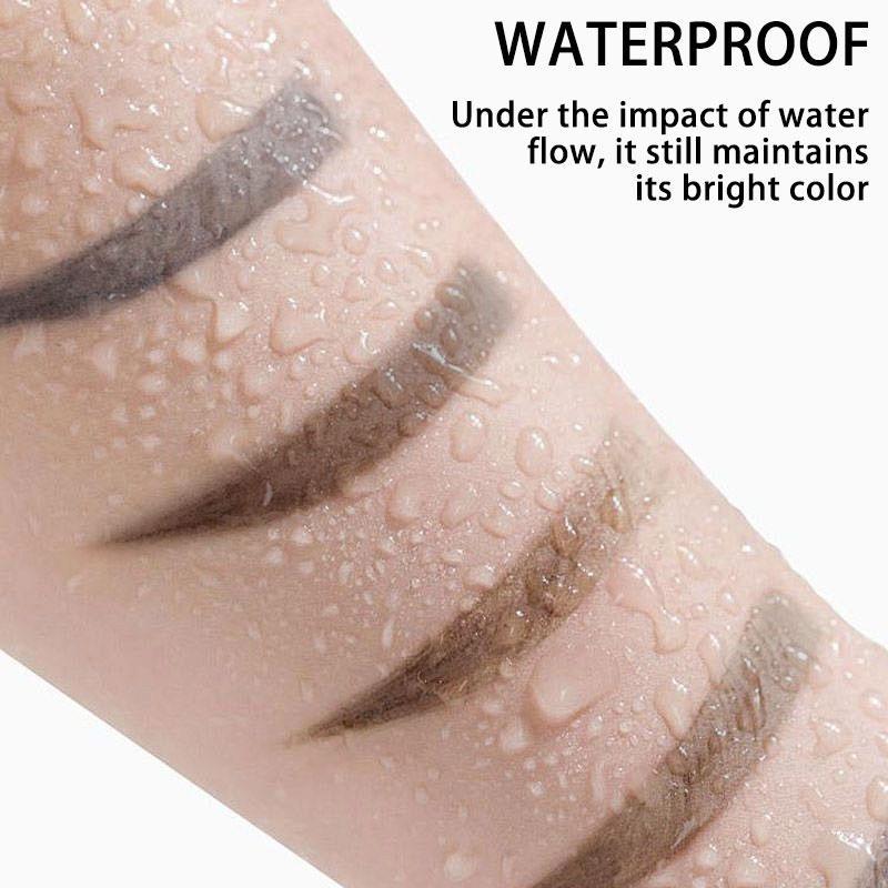 Easy-to-peel eyebrow tint that is waterproof and sweat-resistant, long-lasting black or brown tattoo shades, film-forming application, medium coverage suitable for all skin types. eye