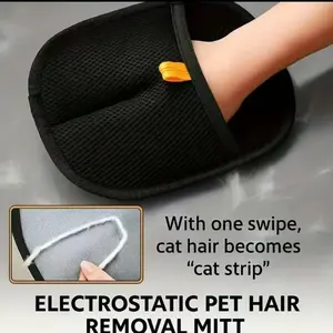 Handheld Pet Grooming Glove, Reusable Dog & Cat Hair Removal Tool, Portable Pet Care Accessory, Easy-To-Use Pet Grooming Essentials, Deshedding Tool