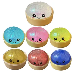 Expressive Big Dumpling Squishy， Mysecret Bun Fidget Toy, Soft TPR Material, Stress Relief, Unboxing Surprise, Valentine's Day and Easter gifts, suitable for children to exchange gifts