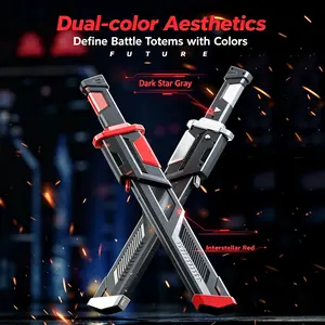 Light-Up Katana Toy with Mist Effect - Retractable Glowing Sword with Sound, Cool Cosplay Toy for Kids & Adults, TikTok Viral Collectible Hobby Gift