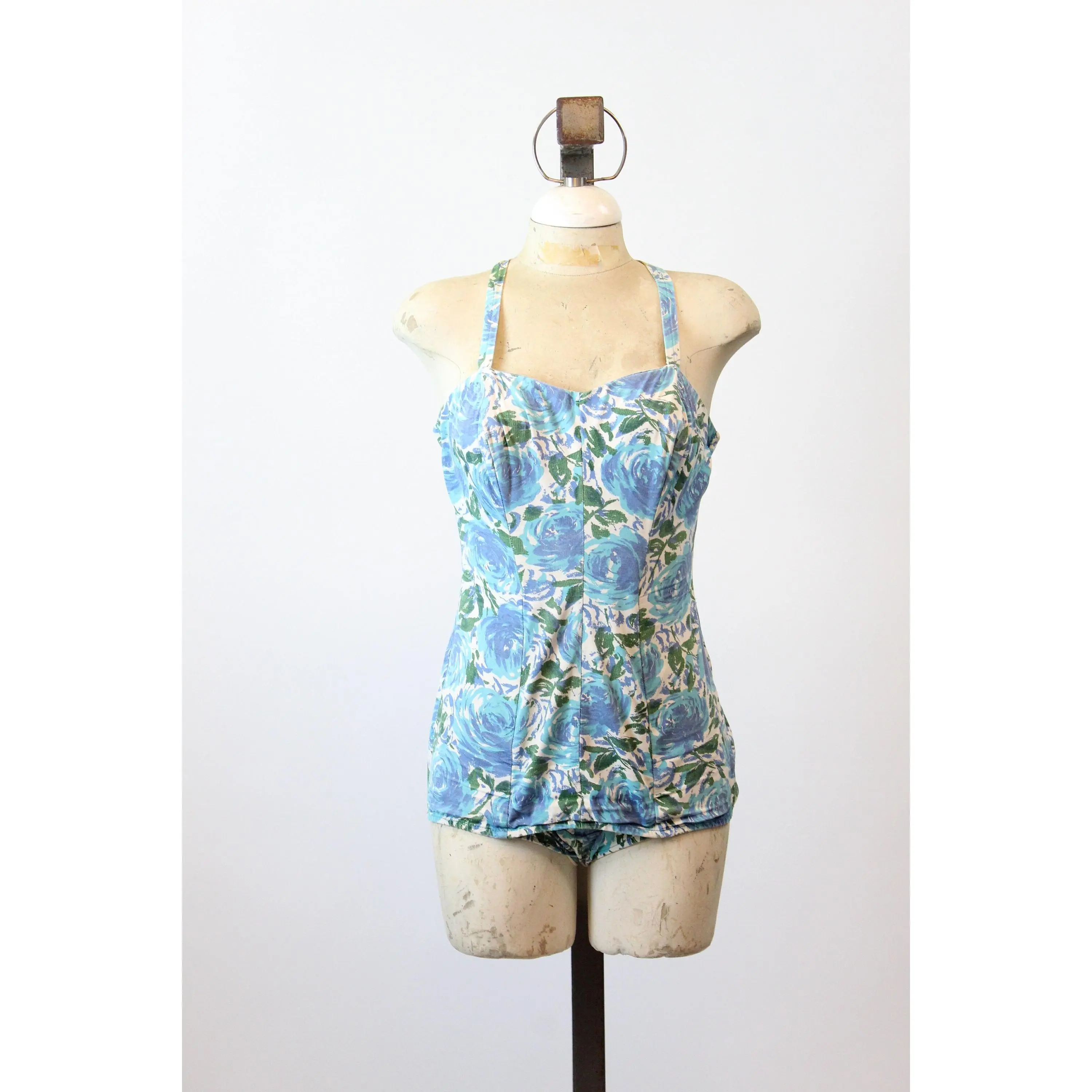 1950s 1959 documented JANTZEN ROSE swimwear small medium | new spring summer