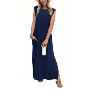 2026 popular women's summer casual loose long dress