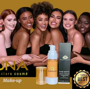JNA glowing touch foundation powder matte Makeup