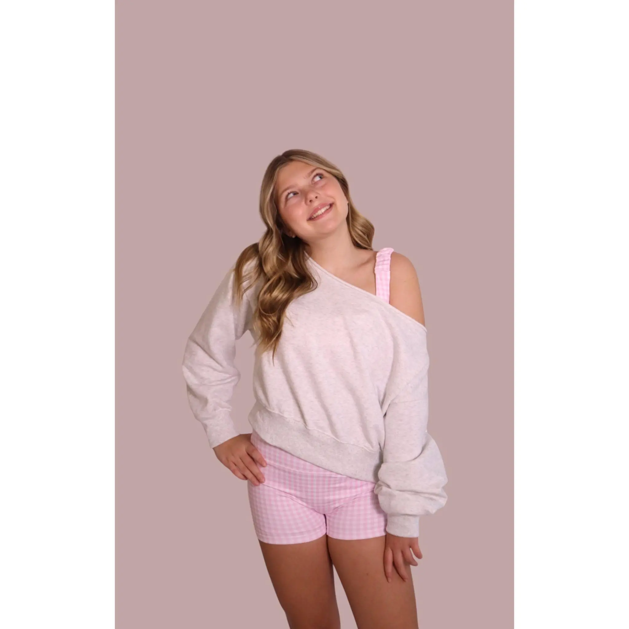 Pink Gingham Mini Shorts Pink Gingham Mini Shorts