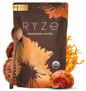 Best Seller Mushroom Coffee – Adaptogenic Mushrooms Blend | Natural Energy, Mental Clarity & Digestive Health | Smooth Focus Without Jitters | Coffee Alternative For Morning Boost Or Afternoon Pick Me Up