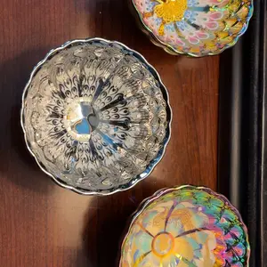 Iridescent Great Wall Jianzhan with Rainbow Glaze | Auspicious Artisan Vessel,Chinese culture,High-temperature firing,Handcrafted ceramic cup,Wine Glass,  Kung Fu Cup - Enamel Pattern Artware