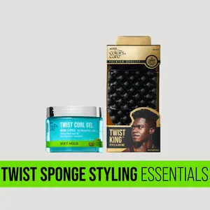 KISS Colors & Care Twist Sponge Styling Essentials Bundle