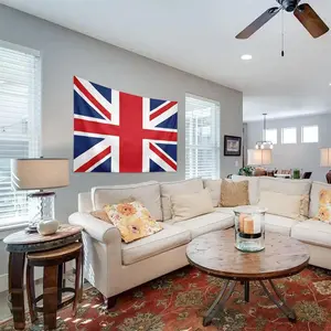 Union Jack Flag Pattern Tapestry Wall Hanging, Durable Decorative Tapestry, 1 Count Polyester Wall Decor, Wall Tapestries, Wall Art for Home Living Room Bedroom Study Room