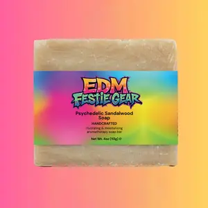 Psychedelic Sandalwood Soap For EDM Rave Festival