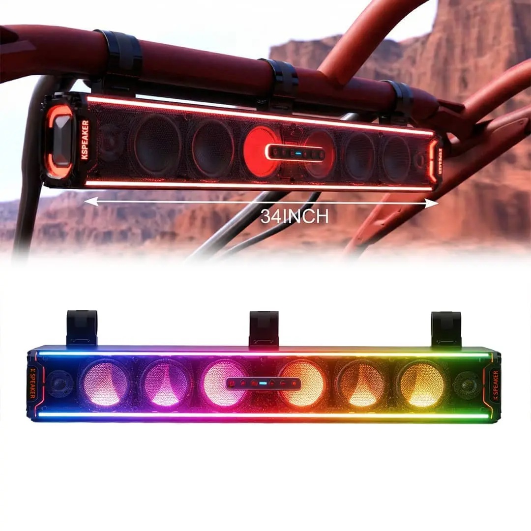 KSPEAKER K66 Max 34" UTV Sound Bar with Subwoofer