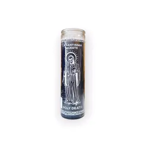 Santa Muerte Black Candle Veladora Santa Muerte