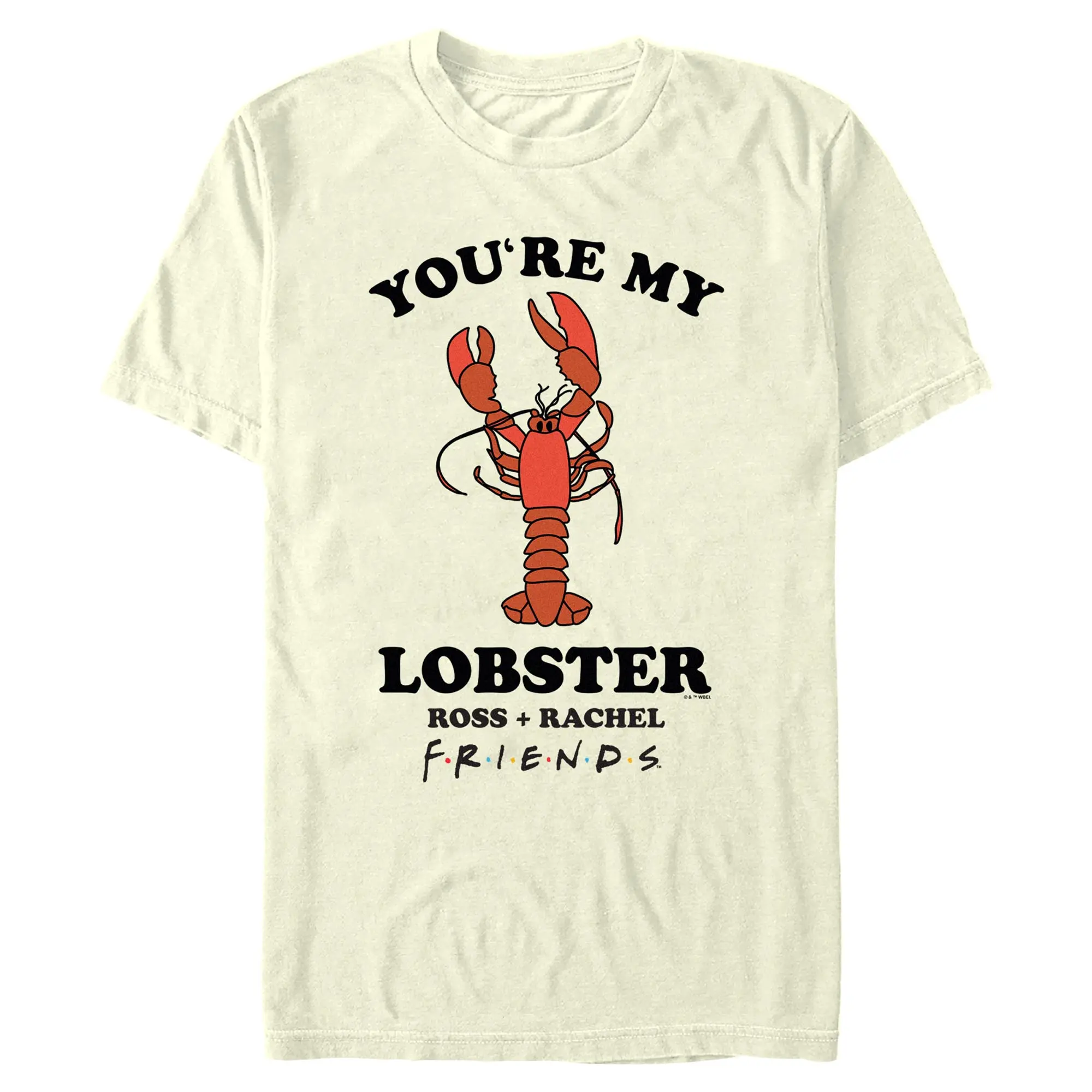 Mens Friends Ross and Rachel You're My Lobster T Shirt