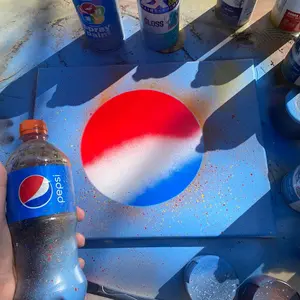 Pepsi inspired painting Decor