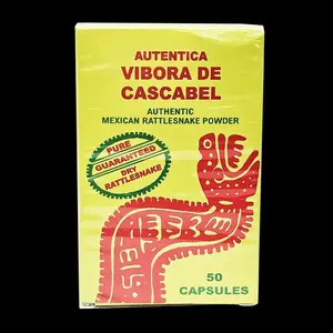 Suplemento Vibora De Cascabel Autentico De Mexico – Cápsulas de Vibora de Cascabel Auténtico de México 50 Cápsulas Calidad Premium Original