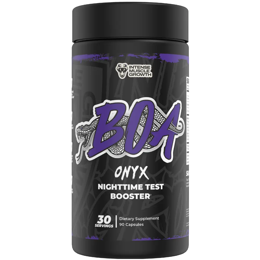 BOA Onyx Nighttime Wellness Capsules | Night Recovery & Rest Support | Dietary Supplement | 90 Capsules