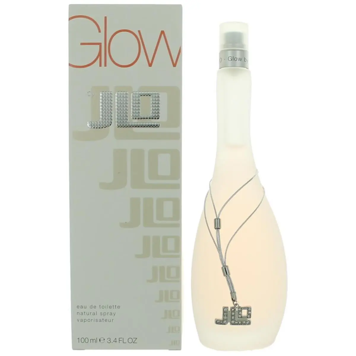 212 MAIN J. Lo Glow Eau De Toilette Spray for Women, 3.4 fl oz, Vanilla Musk, Citrus Floral, Fresh Warmth, Soft Aroma Fragrance