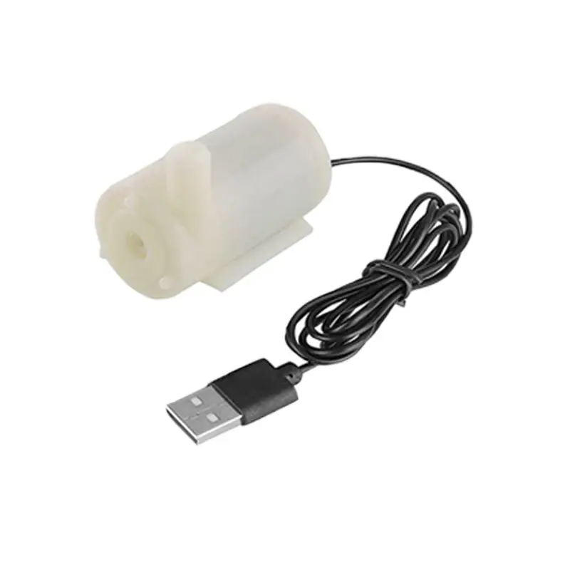USB Submersible Pump Silent Micro Water Pump 3V 5V DC Low-Voltage Portable Water Pump Suitable for Fish Tank Fountain Aquariums NONE