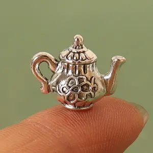 Mini Tea Cup Set, Vintage Toy House Teapot, Small Coffee Shop Kitchen Accessories, Photography Props, DIY Phone Case Decorations, Miniature Cooking Set, Doll House