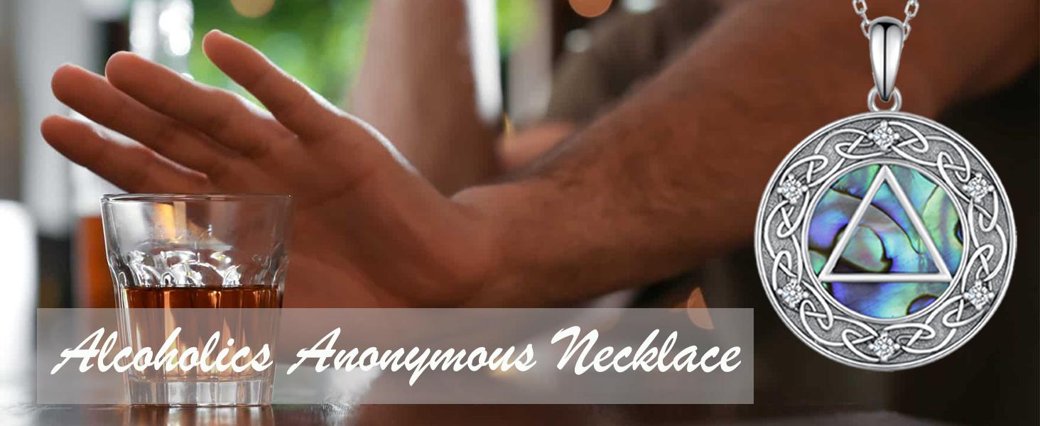 Sobriety Gifts for Women 925 Sterling Silver Alcoholics Anonymous/Narcotics Anonymous Gifts Sobriety Jewelry Gifts for Women