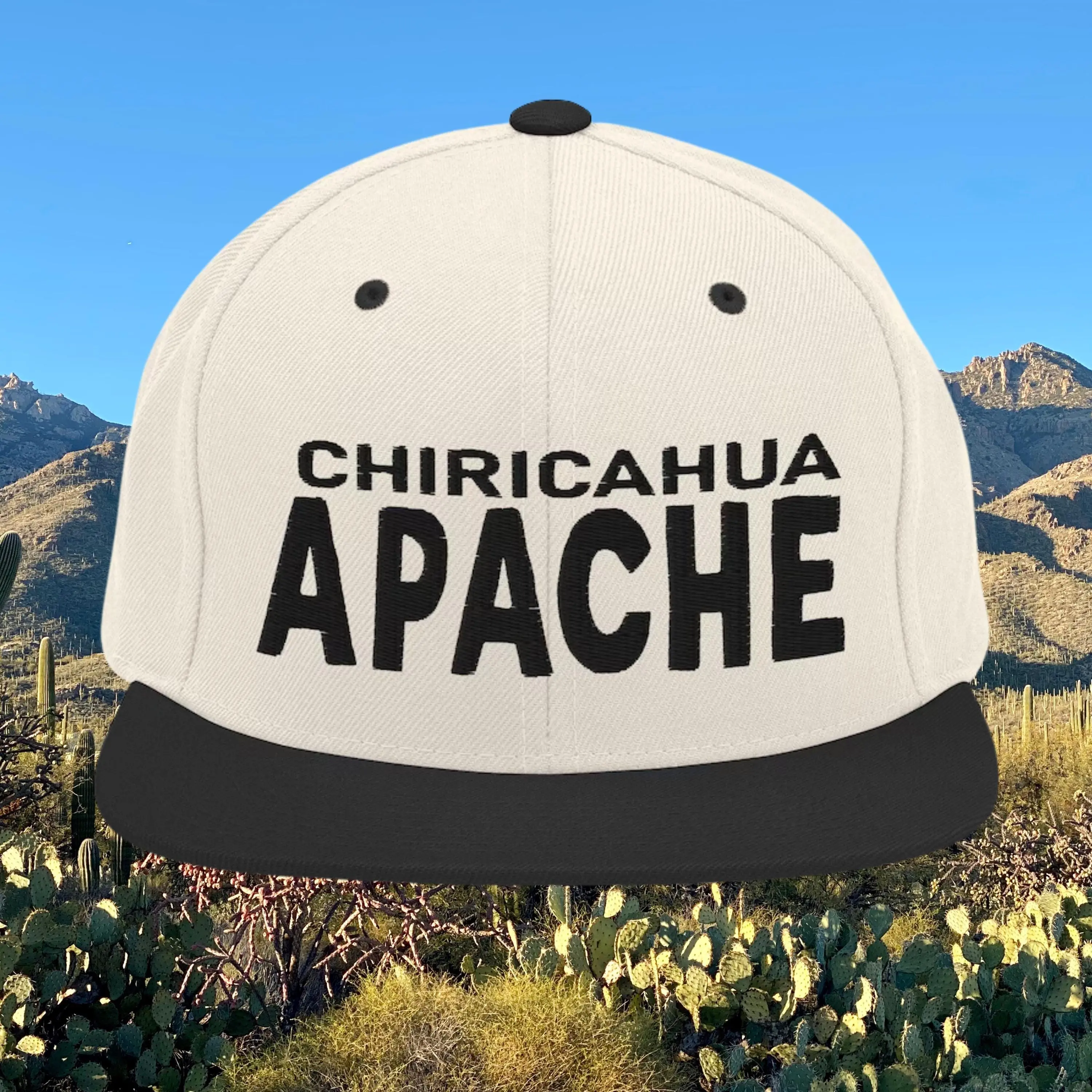 Chiricahua Apache Tribe Snapback Hat Embroidered - First Nations, Canadian Aboriginal, Native American