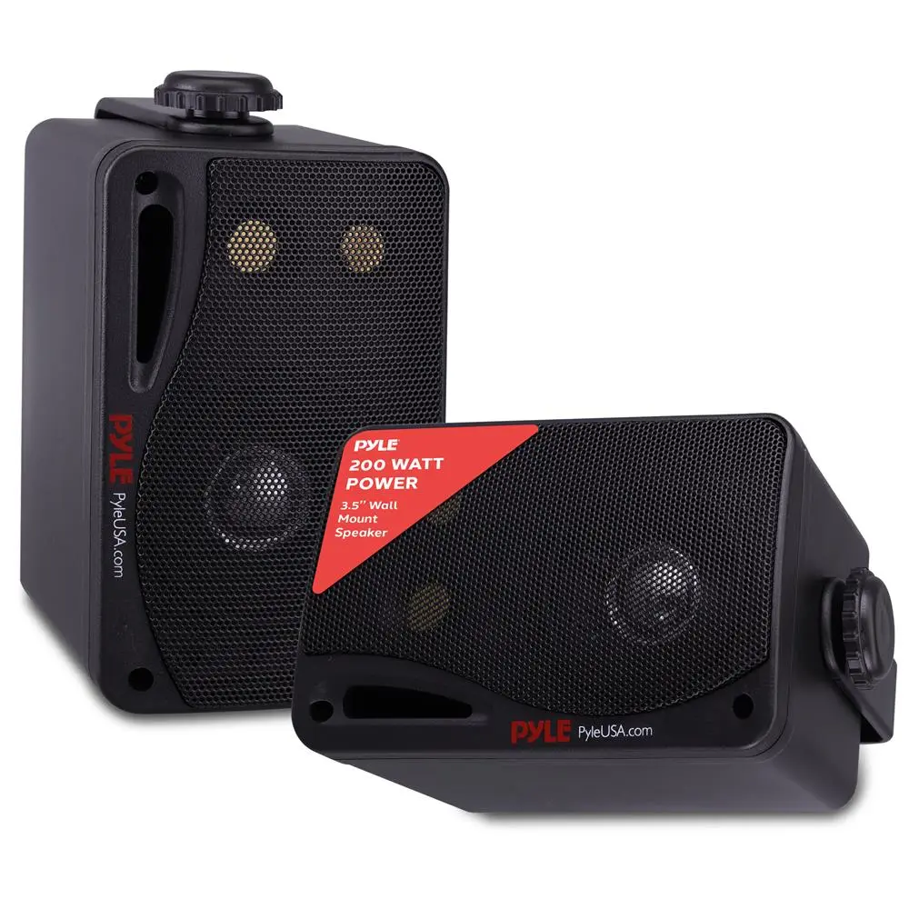 Outdoor Waterproof Bluetooth Speaker - 200W 3-Way Sound System, Lightweight Compact Wireless Stereo Receiver with Audios Streaming, Smartphone Adapter, Aux Input, Bass Speakers, Dual System Deck Compatibility