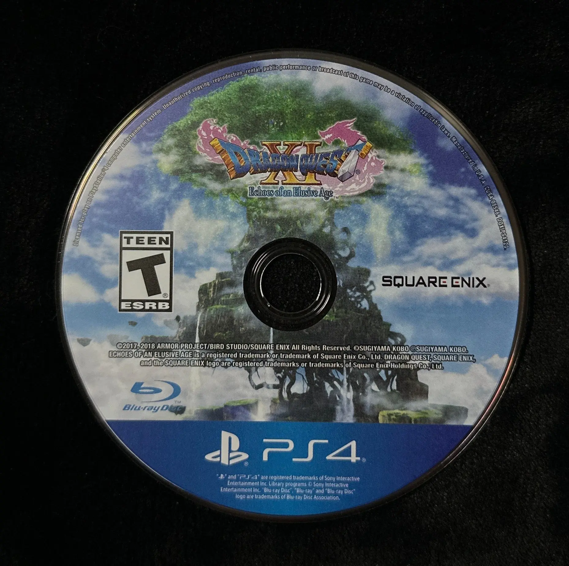 Dragon Quest XI Echoes of an Elusive Age for PS4 (loose disc)