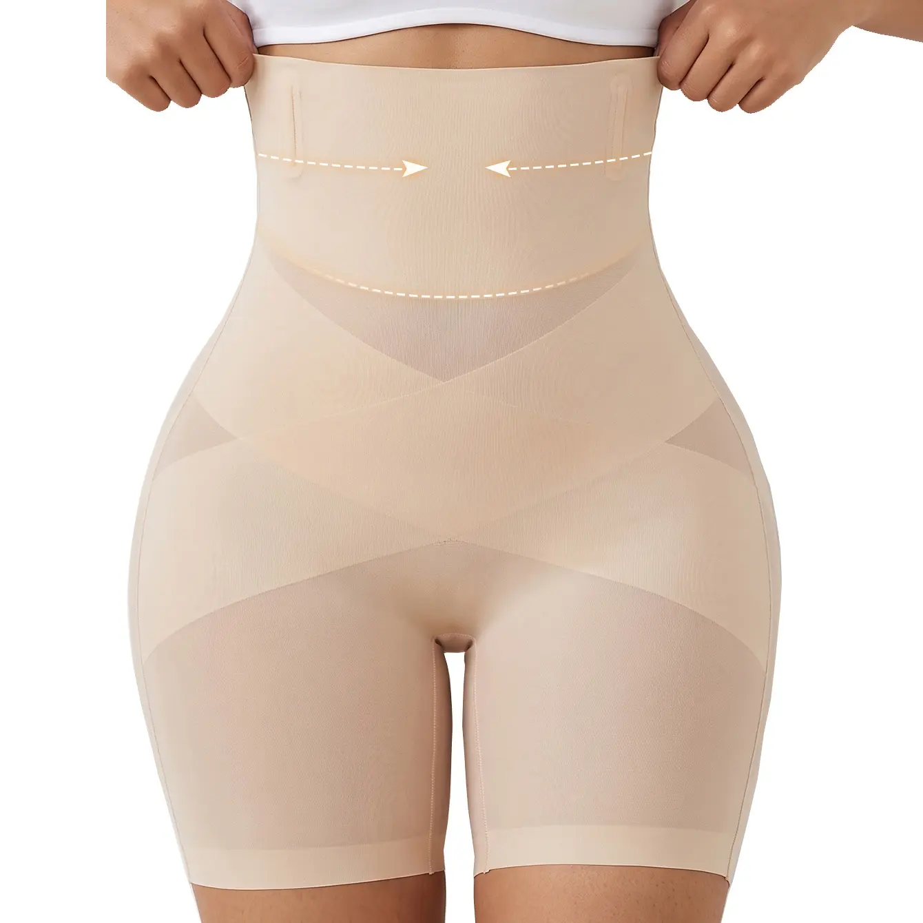 Rulafant Shapewear Tummy Control Body Shaper for Women High Waisted Butt Lifting Panties Shapewear Shorts Thigh Slimmer