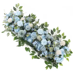 Artificial Rose Peony Flower Swag, Front Door Floral Arch Garland, Eucalyptus Leaves Wreath, Wedding House Wall Decoration