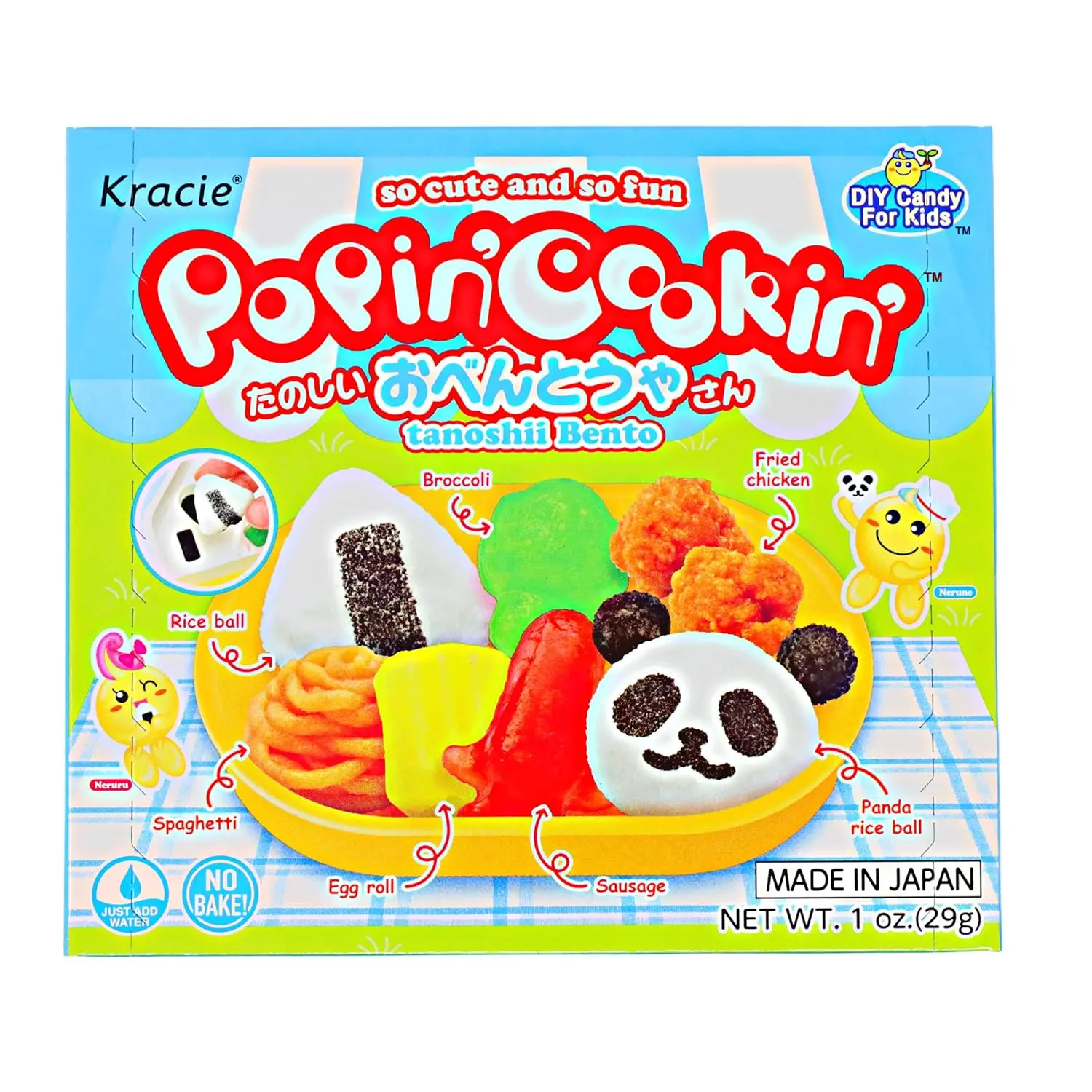 Kracie Popin' Cookin' DIY Candy Bento Kit, No Bake, 1 Ounce (Pack Of 1)