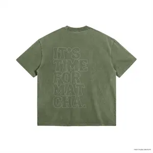Matcha Lovers T-Shirt, 100% Cotton T-Shirt, Oversized Matcha Shirt