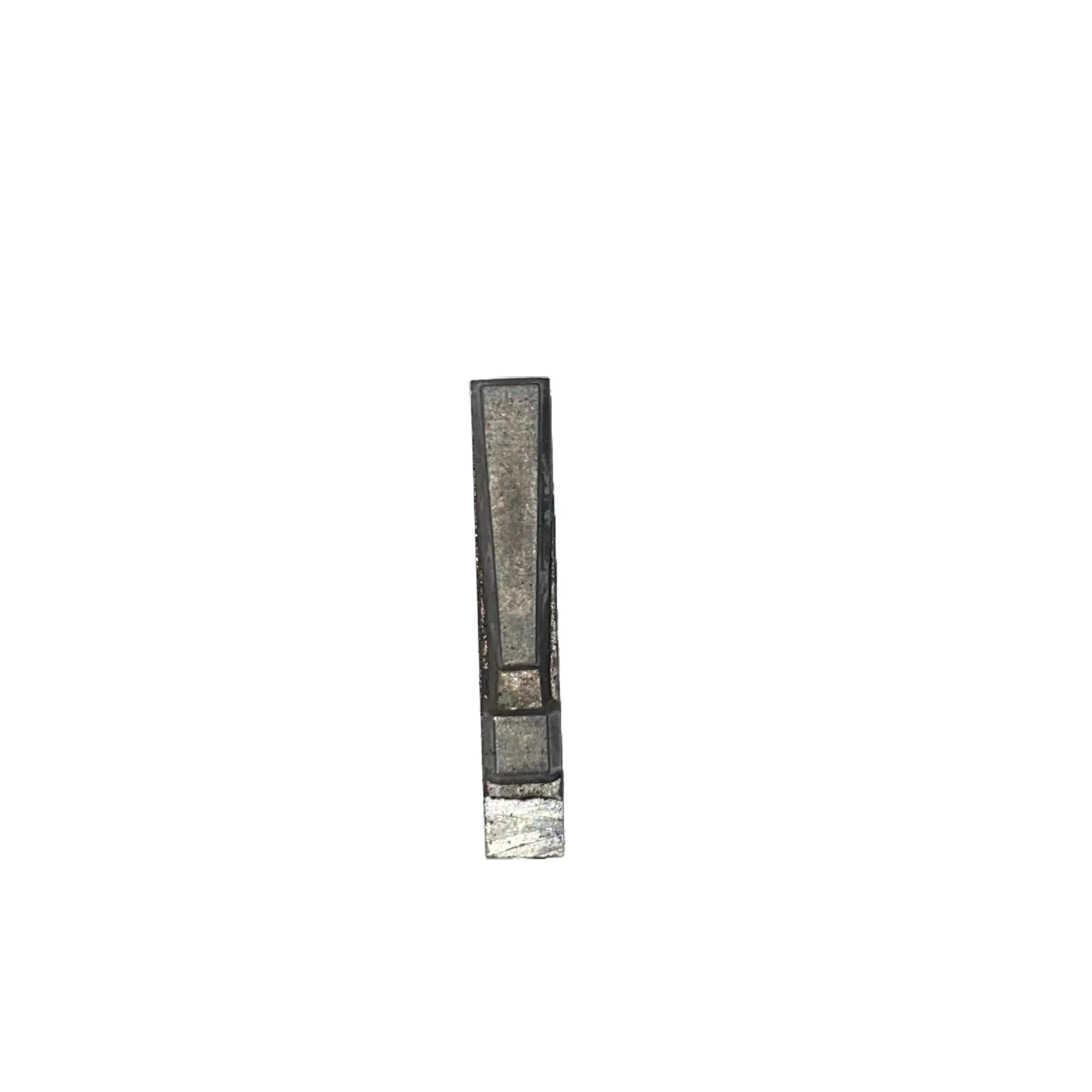 Vintage Letterpress Printing Press Stamp, Exclamation Point (!), Medium sized