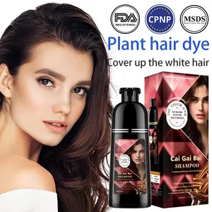 Plant Hair Dye for Home Use Mix Blonde Balayage Red Copper Hairgloss Covers White Hair Natural Black Hair Dye Washes Out Plant-Based Haircare