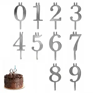 10pcs Creative New Digital Birthday Candlestick Set Number Birthday Candle