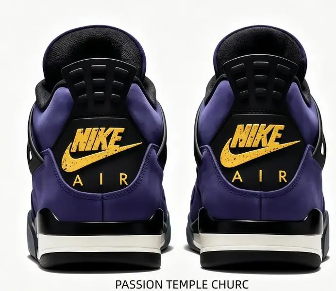 Men Women Vintage Mid-Ankle Casual Trainers Purple Yellow Color Block Design Wear Resistant Sole Soft Inner Lining All-Day Comfort Retro Streetwear Footwear for Commute Travel Daily All-Match Outfits