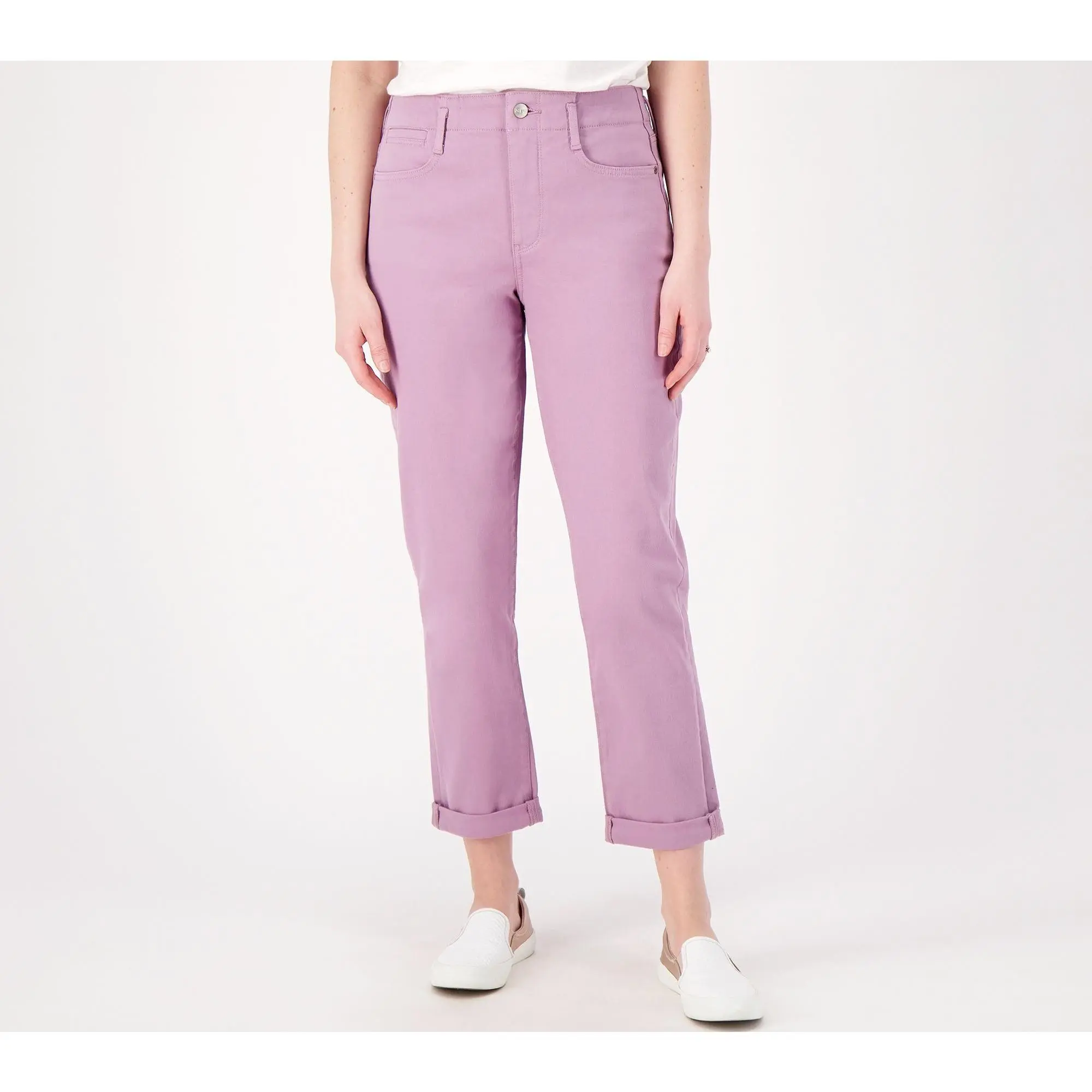 NYDJ Higher Rise Margot Girlfriend Jean - Taro
