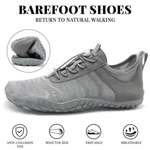 Reazuoy Barefoot Trail Runners Shoes For Mens Zero Drop Sneakers Wide Toe Boxes Earthing Shoes Minimalist Sandals Non-Slip Flexible Outsole Breathable Comfortable For Women Barefoot Shoes to Buy 2026 For Beach Gym Hiking Camping Casual Footwear